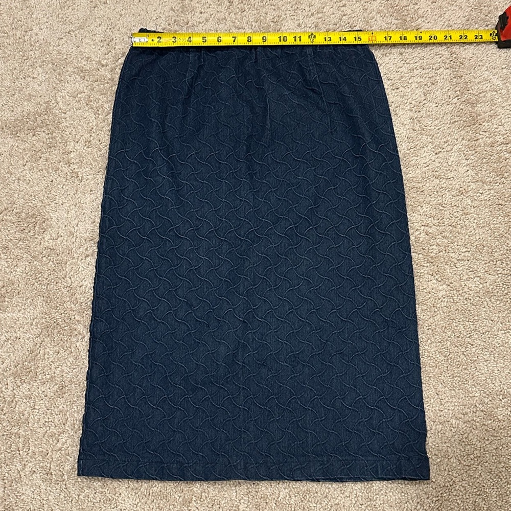 Dark Denim Skirt